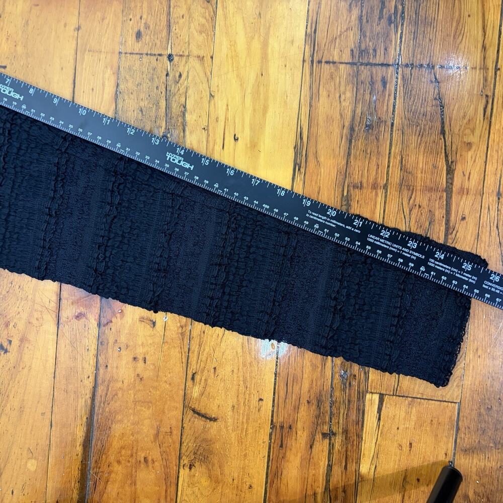 Free People Mesh Tiered Lace Ruffled Leggings Med. Whimsical Victorian Boho Goth - Picture 10 of 11